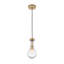 1 - Light Brushed Gold Pendant