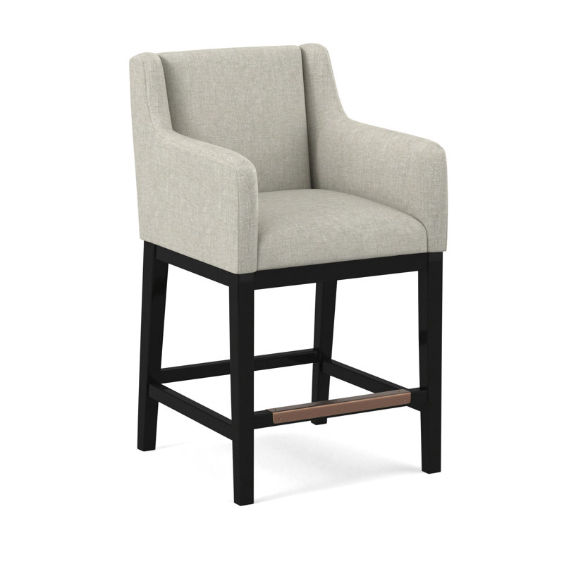 Upholstered Stool, 61626-87, Black