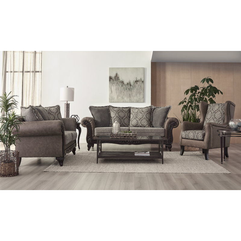  11450 Wing Back 2-Tone, Perle Coco