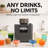 Slushie Machine with 15 Ice Modes for Smoothies, Frappés, Milkshakes, Cocktails