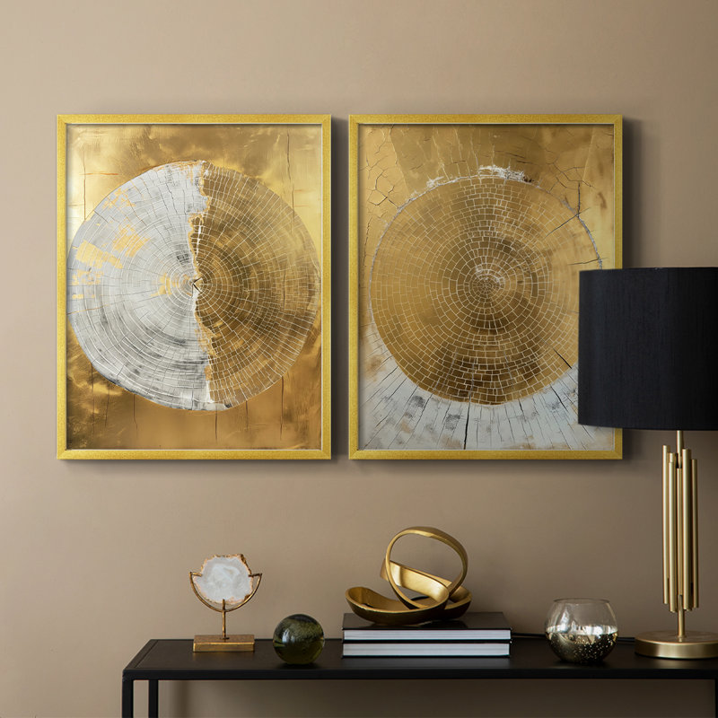 ABSTRACT Series CCXVIII - Reproduction encadrée de qualité supérieure - prête à être accrochée - aucun clou requis - aucun clou requis