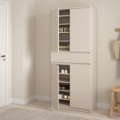 24 Pair Shoe Storage Cabinet