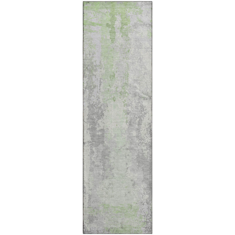 Premium Machine Washable Stallings AMF1848 Abstract Rug, Runner 2'3" x 7'6"