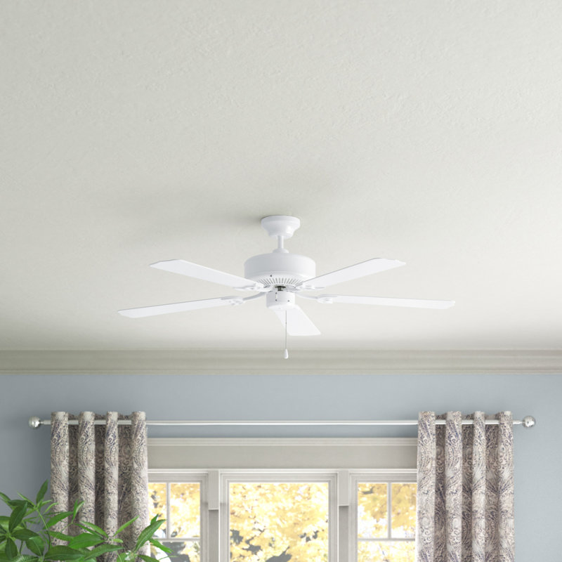 Aaden 52'' Ceiling Fan in White, White, White