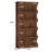 Tribesigns 70" Tall 5-tier Bookcase With Curved Edges, Vintage Wood