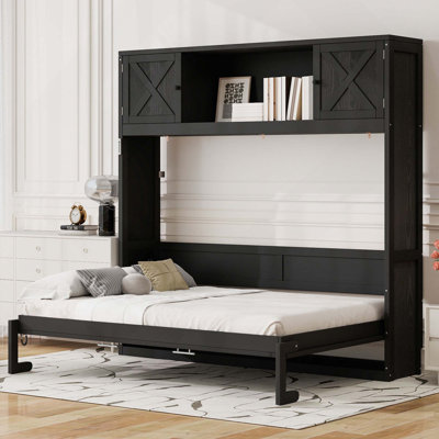 Lit escamotable avec armoires de rangement
