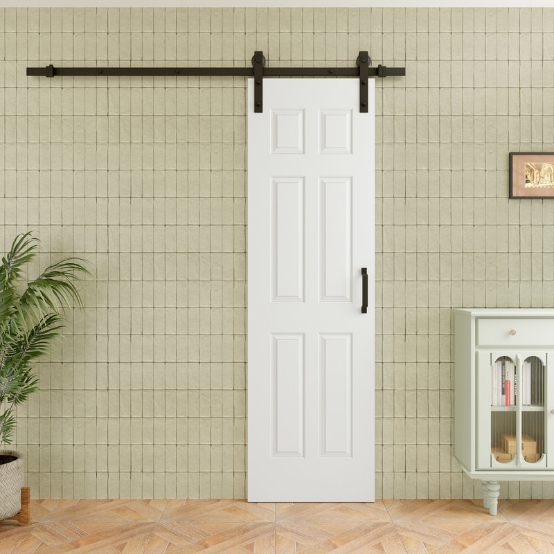 Porte de grange coulissante en bois 80 pi avec 80 po, 24 po x 80 po