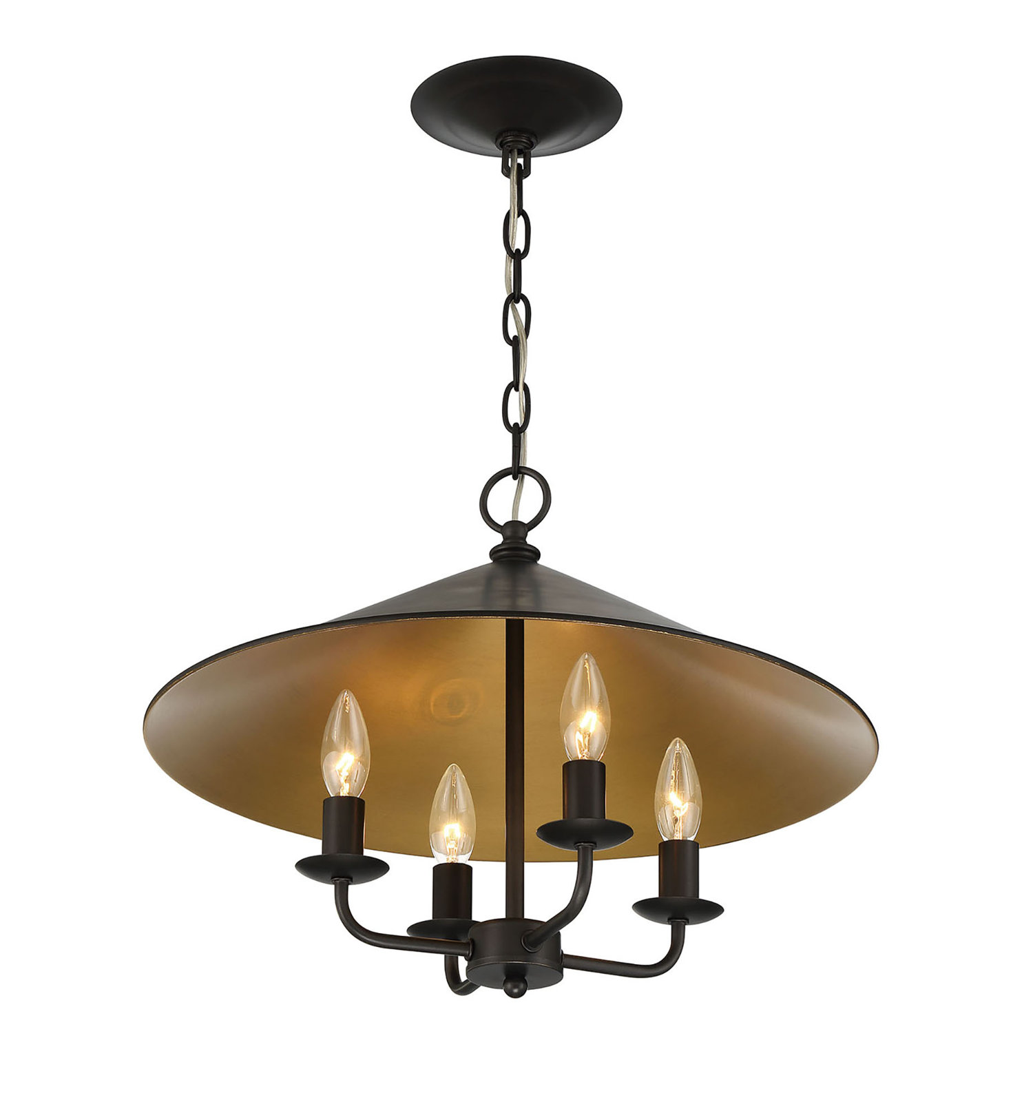 Brantley 4 - Light Dimmable Empire Chandelier