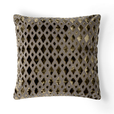 Charcoal Chic Throw Square Pillow Cover & Insert