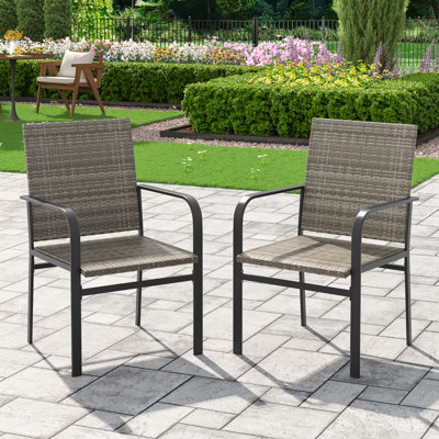 Patio Dining Chairs Set Of 2 by Ebern Designs