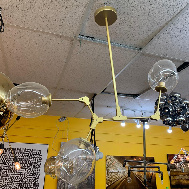 Lustre linéaire moderne 3 lumières unique Ryals