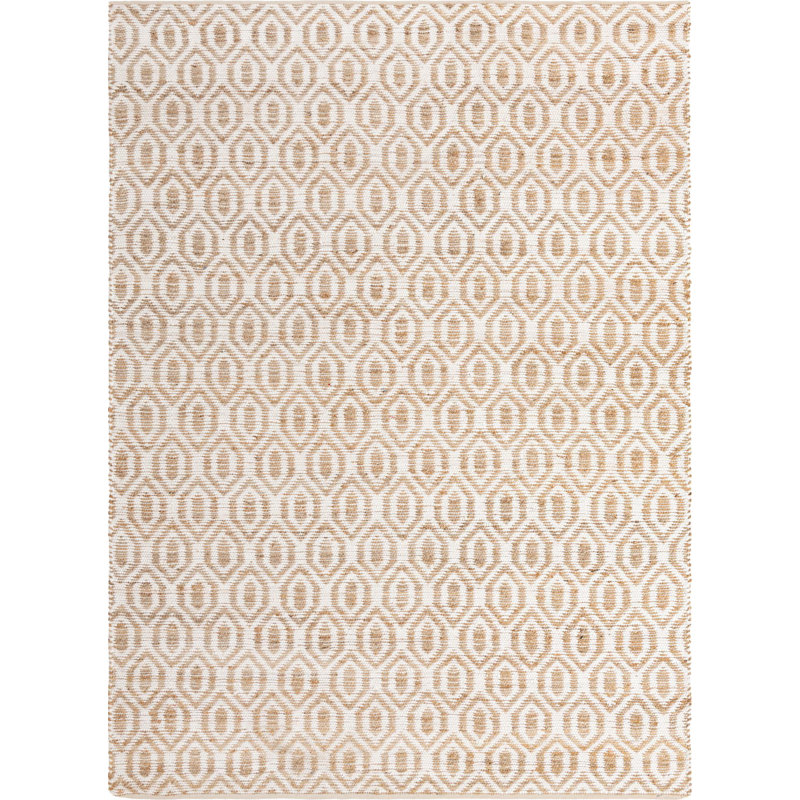 Egge Cotton Geometric Indoor Rug, Rectangle 10' x 14'