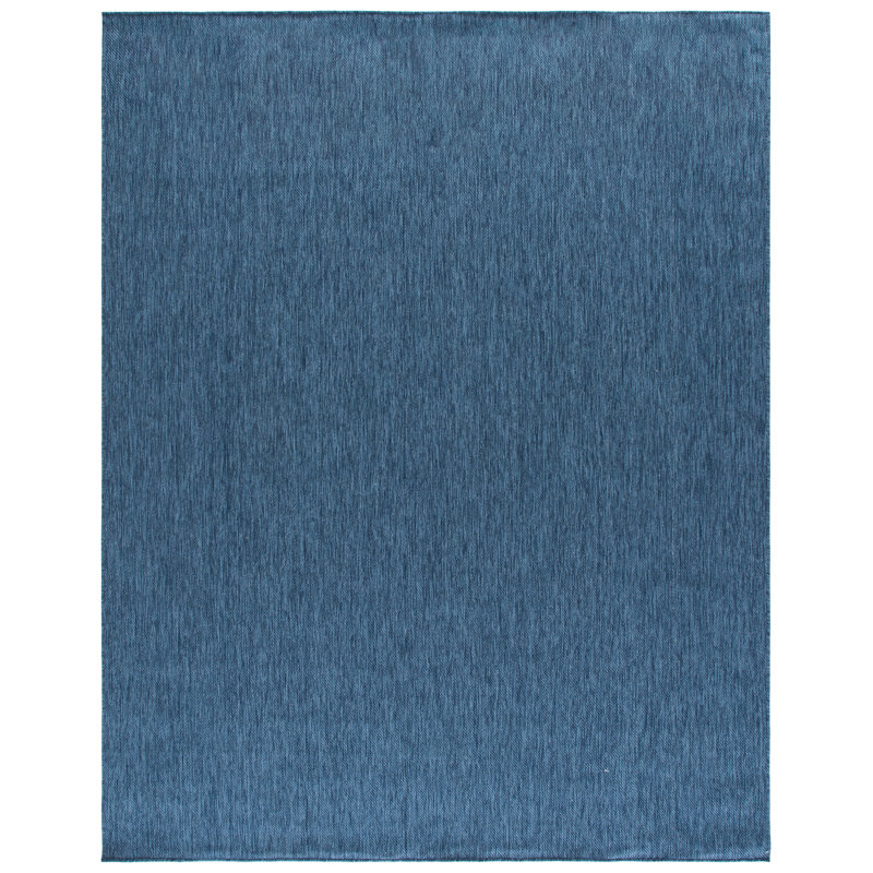 Emestina Performance Performance Solid Color Indoor/Outdoor Area Rug, Runner 2'2" x 10'