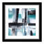 Tons de sarcelle Modern Expressions II - peinture encadrée-59386494-59386498