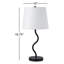 Lampe de table en métal Lorine