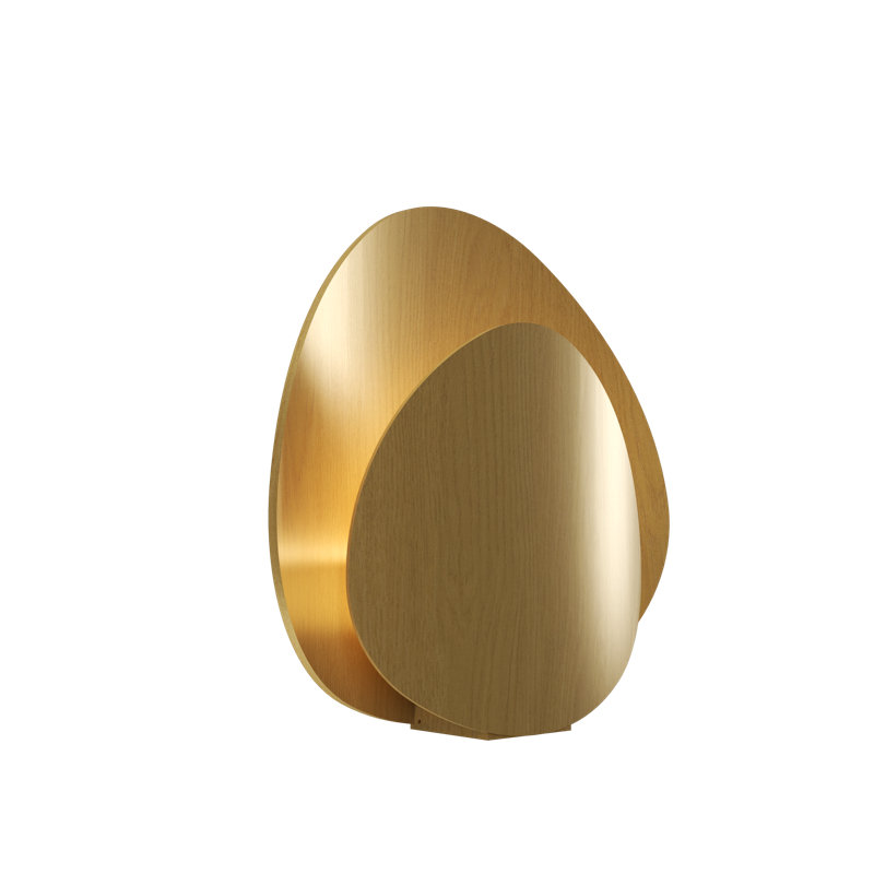 Lampe de table Leaf Accord 7096, Or biologique