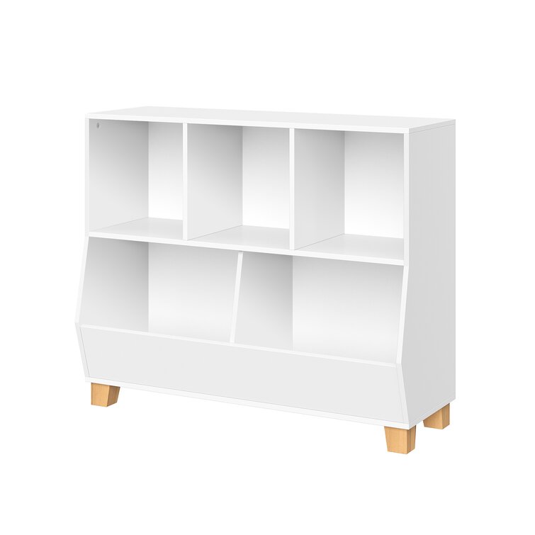 Quinten Toy Organizer with Bins Rebrilliant Finish: White