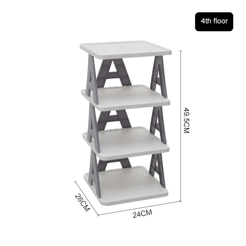 4 Pair Shoe Rack