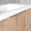 Meuble-lavabo mural modulaire de 30 po avec lavabo, armoire latérale et portes à fermeture en douceur