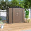 Large Galvanized Steel Lockable Apex Metal Shed