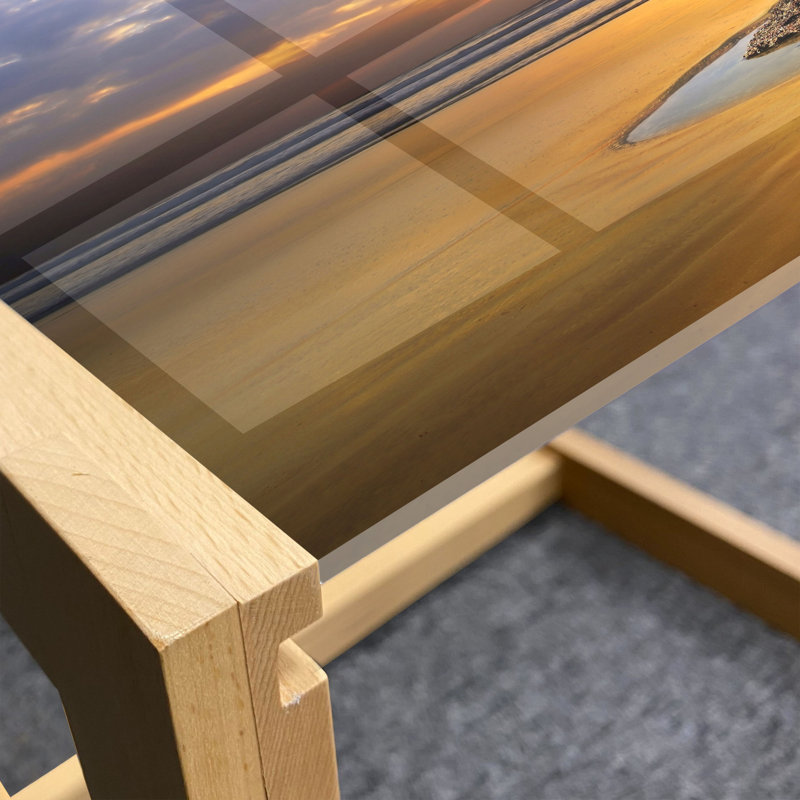 Janade Sled Coffee Table, 90cm H x 62cm W x 40cm D