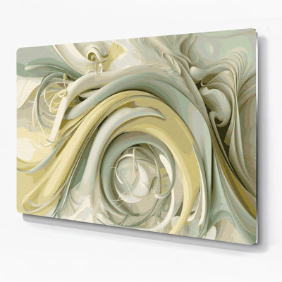 «Biomorphic Abstraction 94», art mural en métal brun