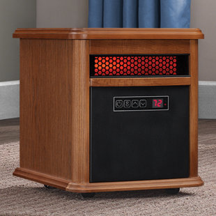 1,500 Watt Electric Infrared Cabinet Heater with Thermostat