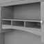 Ensemble de bureau d'ordinateur en L 3 pièces avec huche Huckins-712257282