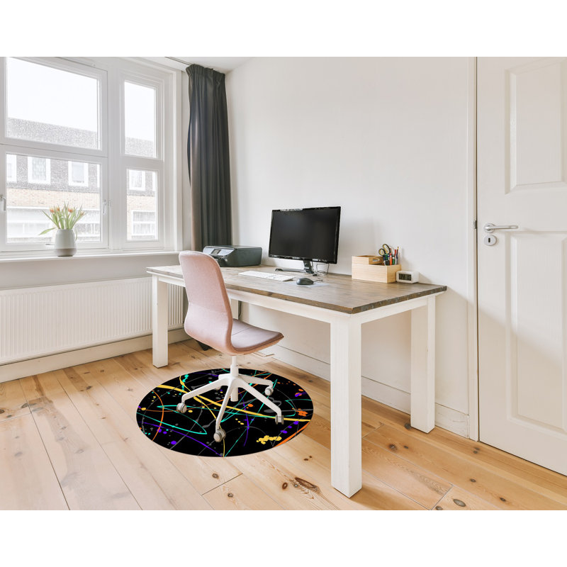 Efrem Hard Floor Straight Round Chair Mat