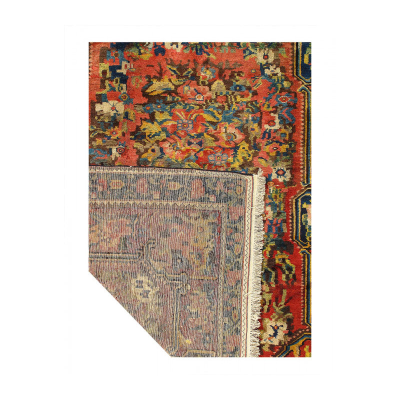 Persian Antique Hand knotted Bakhtiari rug 5'7'' X 7'7''