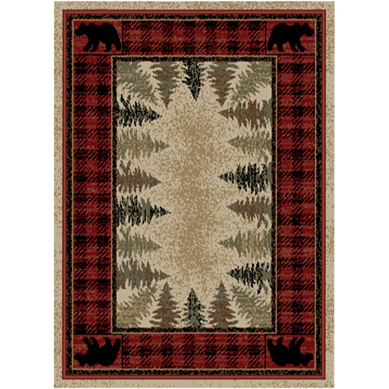 Hearthside Checkered Indoor Rug, Rectangle 2'3" x 3'3" 