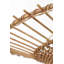 Elona Chandelier in Hand-Rubbed Antique Brass with Wicker-717207861-717209290