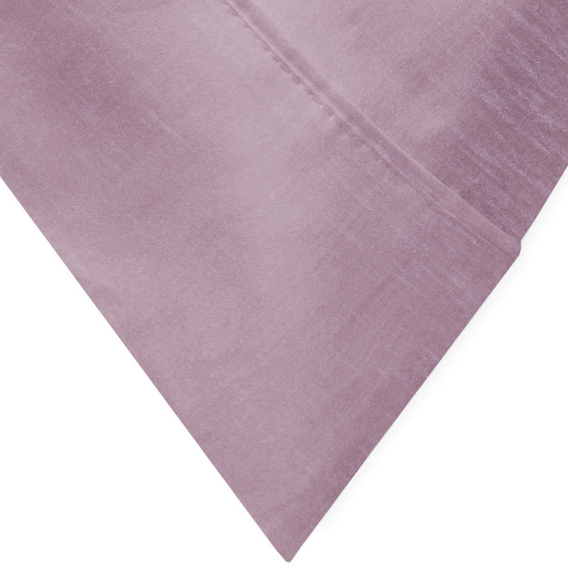 Twin Purple Jersey Knit Microfiber Sheet Set