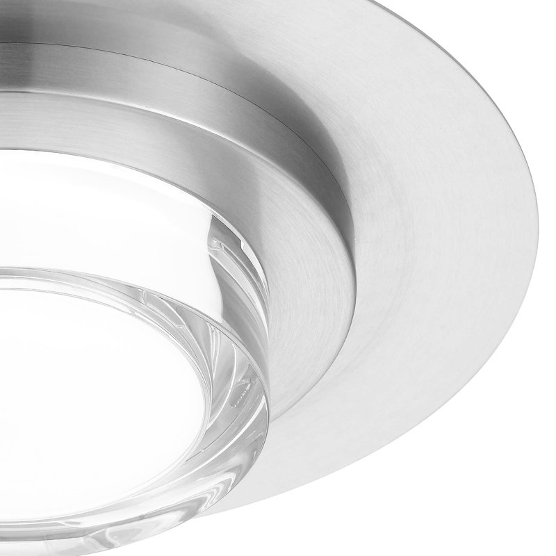 Plafonnier DEL carré noir intégré de 30,5 cm (12 pouces) avec DEL haute performance de 750 lumens et 15 W, 3 températures de couleur au choix (3000 K/4000 K/5000 K), intensité variable, diffuseur en acrylique gravé, allumage rapide