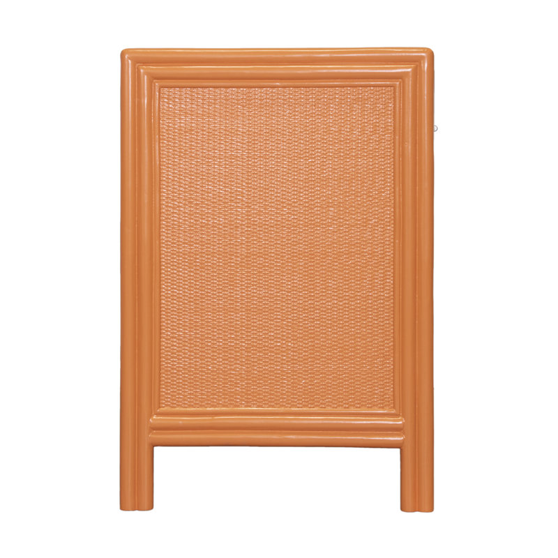Aruba 1 - Drawer Nightstand, Citrus Orange
