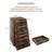 Tall Narrow 9-Drawer File Cabinet for Office Organization, 13.8" Wide Vertical Storage Tower with Smooth Glide Drawers, Strong Capacity for Documents & Supplies, Modern Space-Saving Design-1270544003