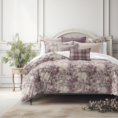 Ensemble d'édredon en coton 8 pièces Dolce Wisteria