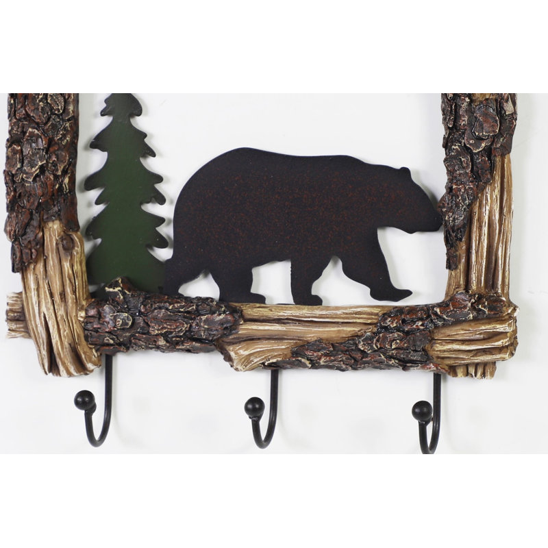 Crochet mural Rustic Bear