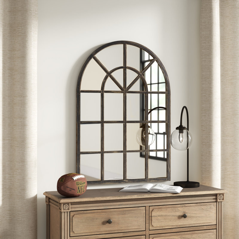 Miroir d'appoint Treyvon, Bronze huilé, bronze