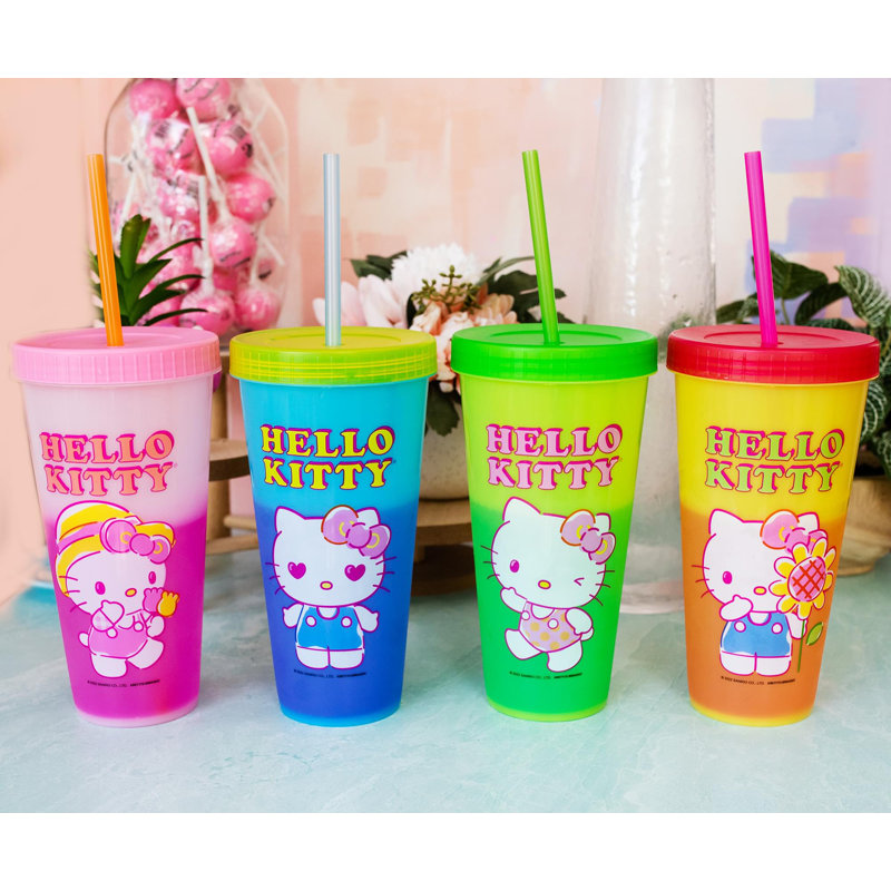 Buffle argenté 20 oz Gobelet de voyage en plastique
