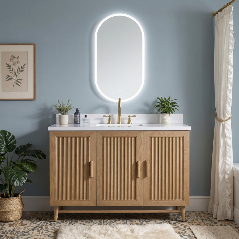 48" Pre-Assembled Single Bathroom Vanity Set, 48"