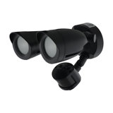 LED Security Light - Dual Head - Motion Sensor Included - Bronze Finish - 4000K
