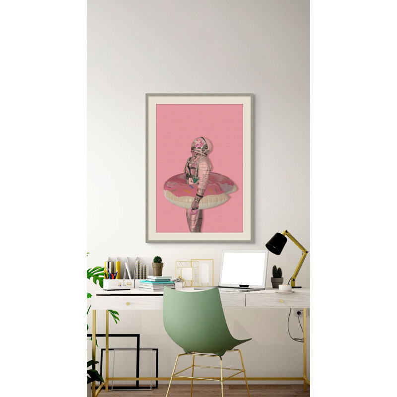Pattern Astronaut 1 Print by Jason Brueck, 26.75" H x 20.75" W