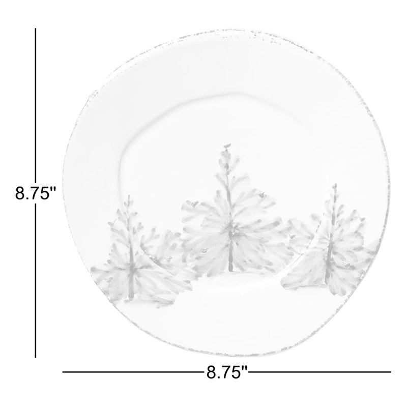 Melamine Lastra Holiday Salad Plate