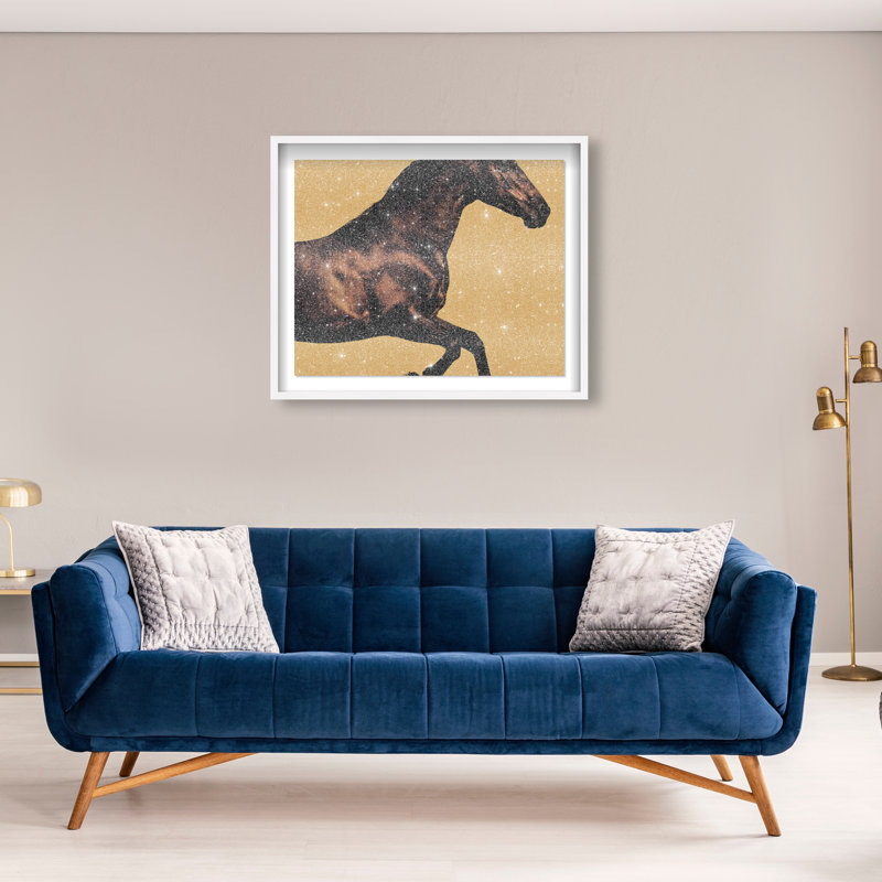 Hue Equine II Framed Graphic Art, 25.5"H x 31.5"W, White Shadowbox