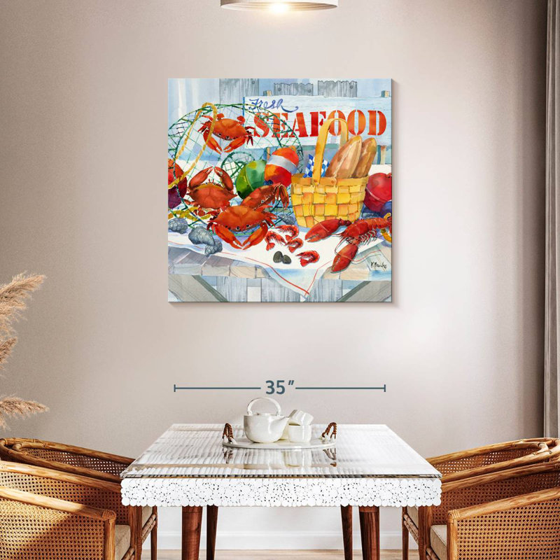 Brampt Seafood Galore, 36" H x 36" W