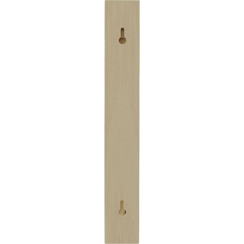 Traditional Rubberwood Shelf Bracket in Natural Finish