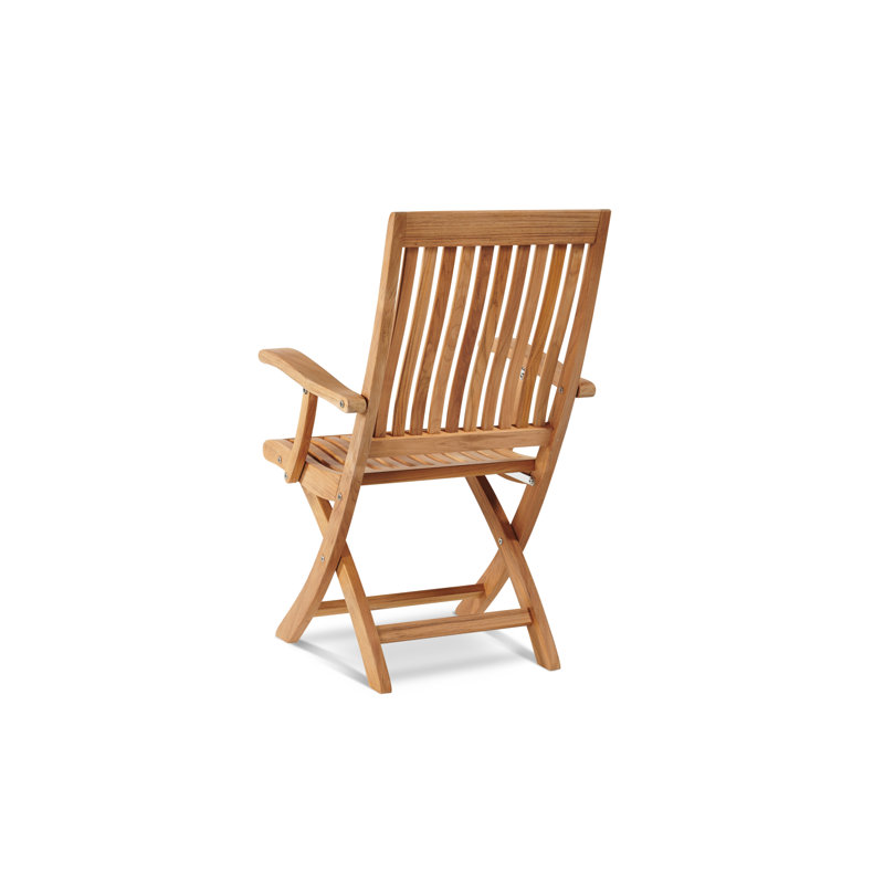 Folding Teak Patio Dining Chair