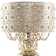 Wedgeworth 25"H Jeweled Metal and Mosaic Base Table Lamp with Cascading Crystals