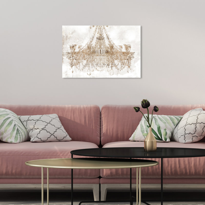 Golden Diamonds - peinture sur toile tendue, H 10 po x l 15 po